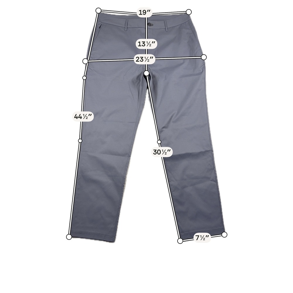 Public Rec Dealmaker 5-Pocket Pant Mens 36x32 (Fit 38x31) Gray Modern Fit - Picture 8 of 9